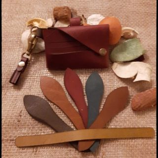 Slim Burgundy Small Wallet