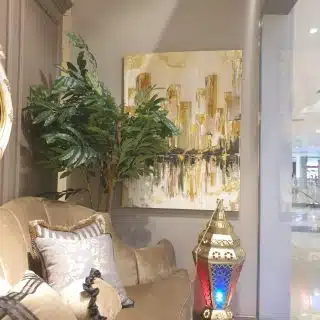 Cityscape oil painting on canvus