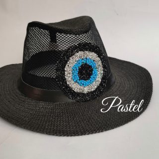 Glittery evil eye hat 🧿