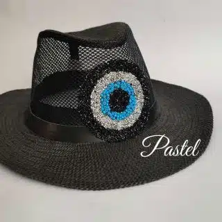 Glittery evil eye hat 🧿