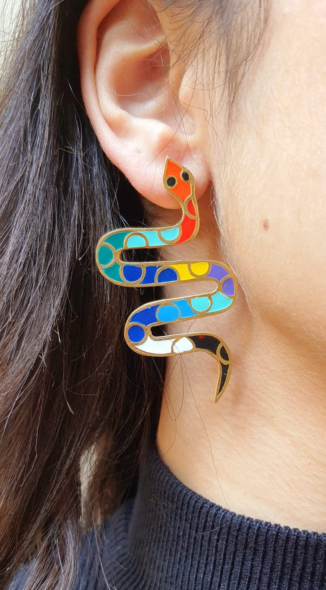 Snake earring 1 Snake earring