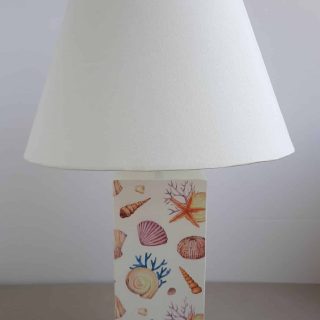 Colorful undersea table lamp