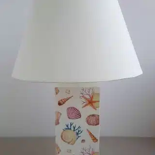 Colorful undersea table lamp