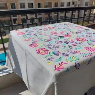 Flowery Table Cloth