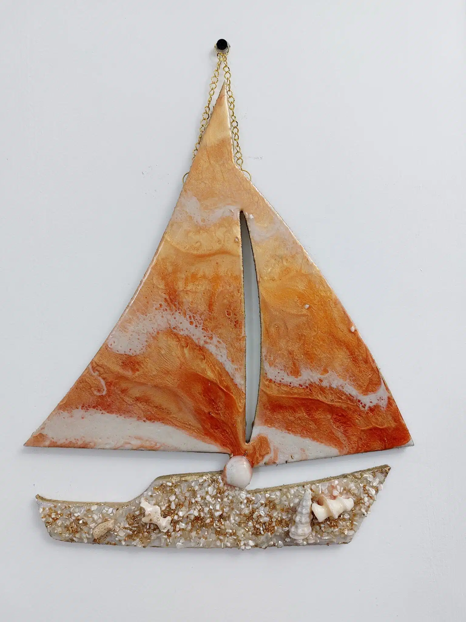 Sunset Ship Wall Hanging 40x40 cm 1 Sunset Ship Wall Hanging 40x40 cm