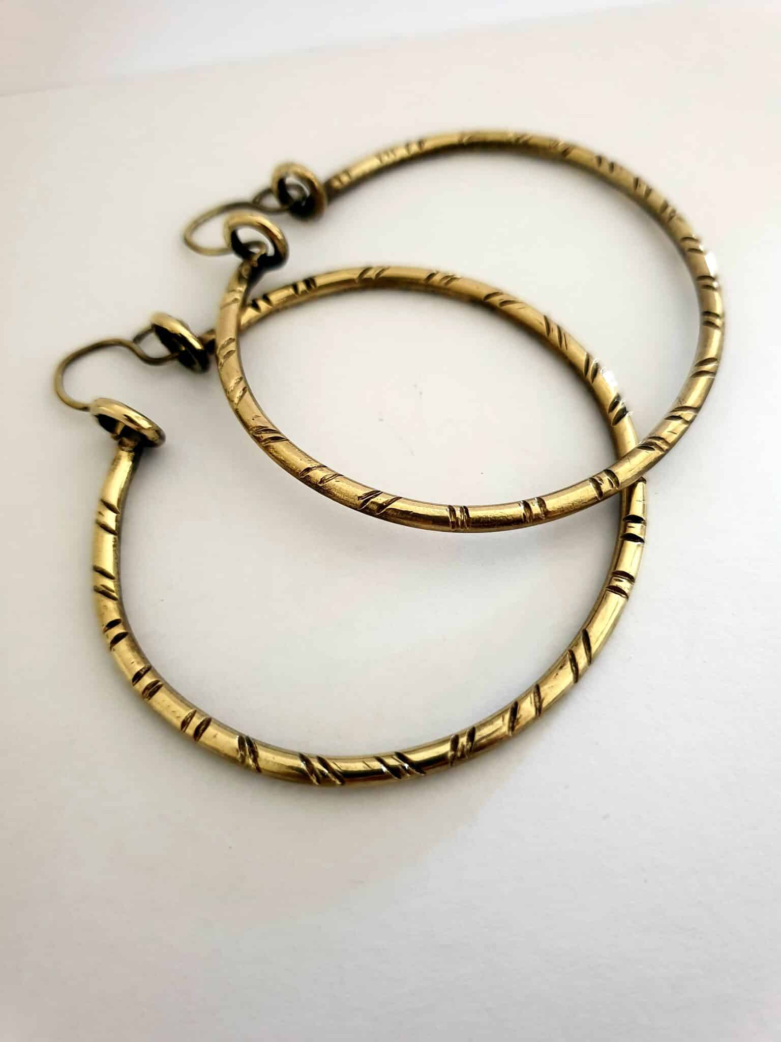 Brass hoop earring 4 20220727 143007 scaled