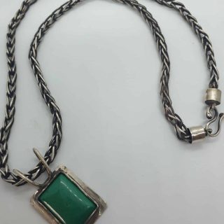 Sterling silver Vikings chain necklace