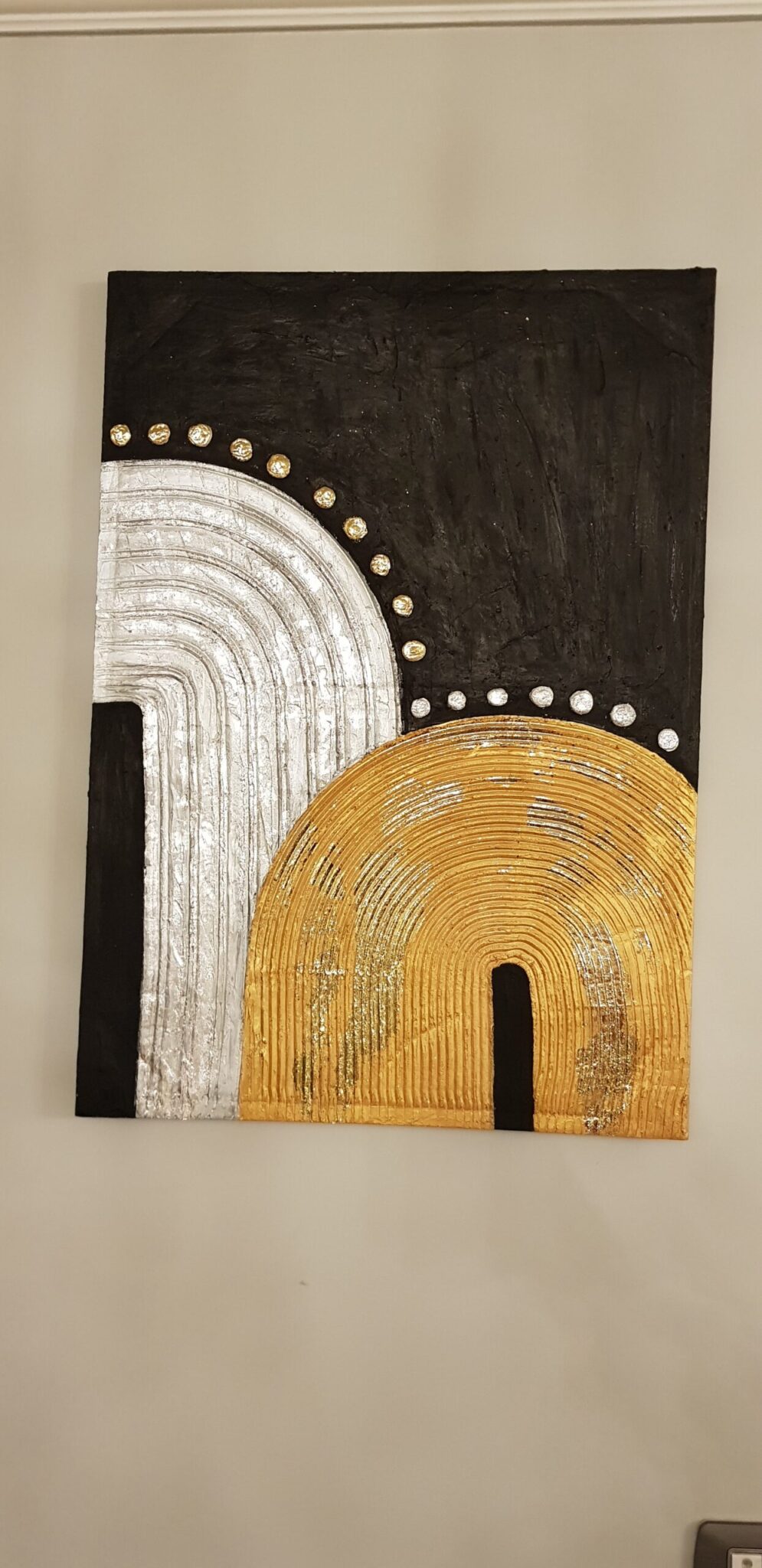 Gold&silver boho style painting 2 20221121 181121 scaled scaled
