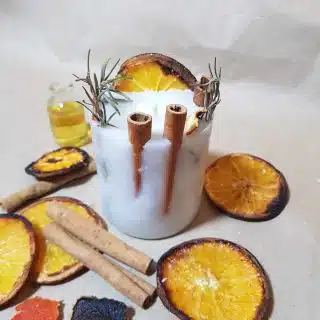 Winter candle