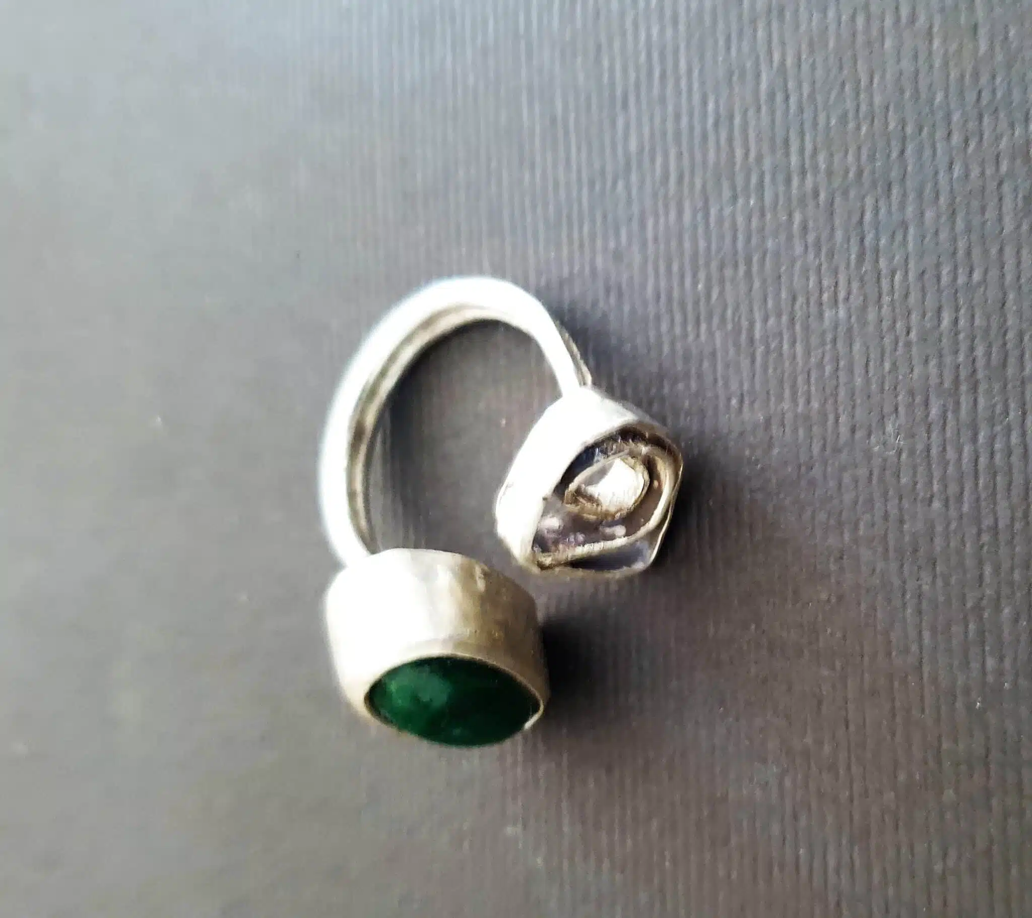 Two ended ring with cabochon and flower 3 20221229 102729 edited scaled