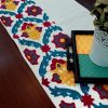 Turquoise modern classic Table runner