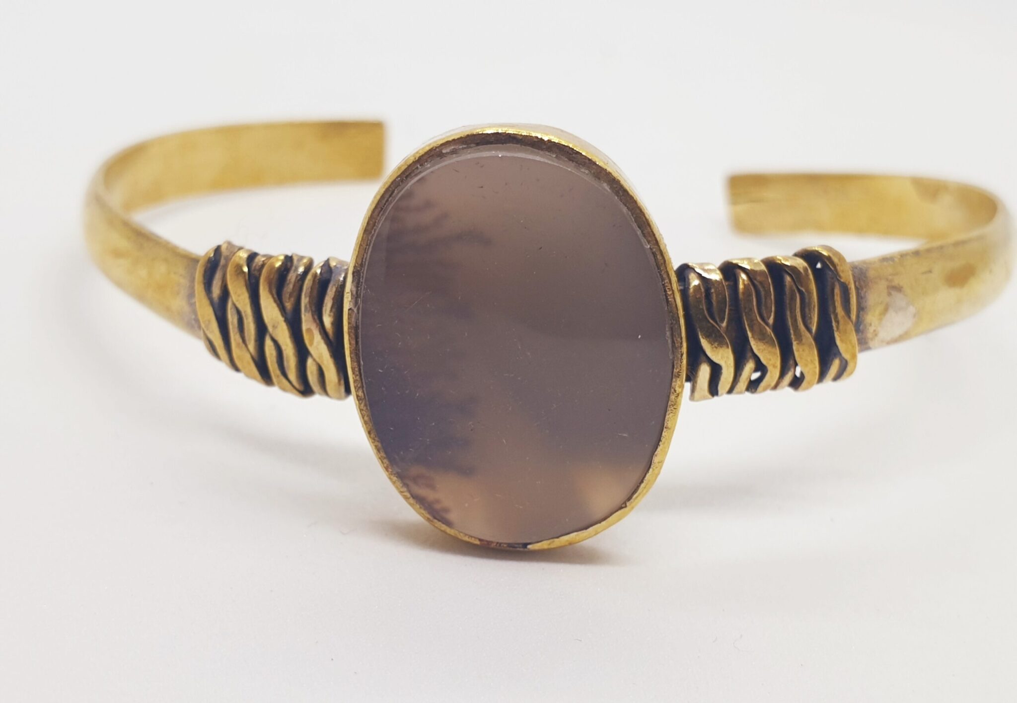 Thin oval cabochon cuff 1 Thin oval cabochon cuff