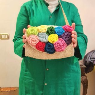 Floral crossbody bag