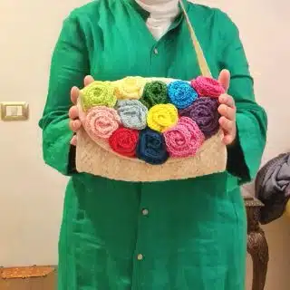 Floral crossbody bag