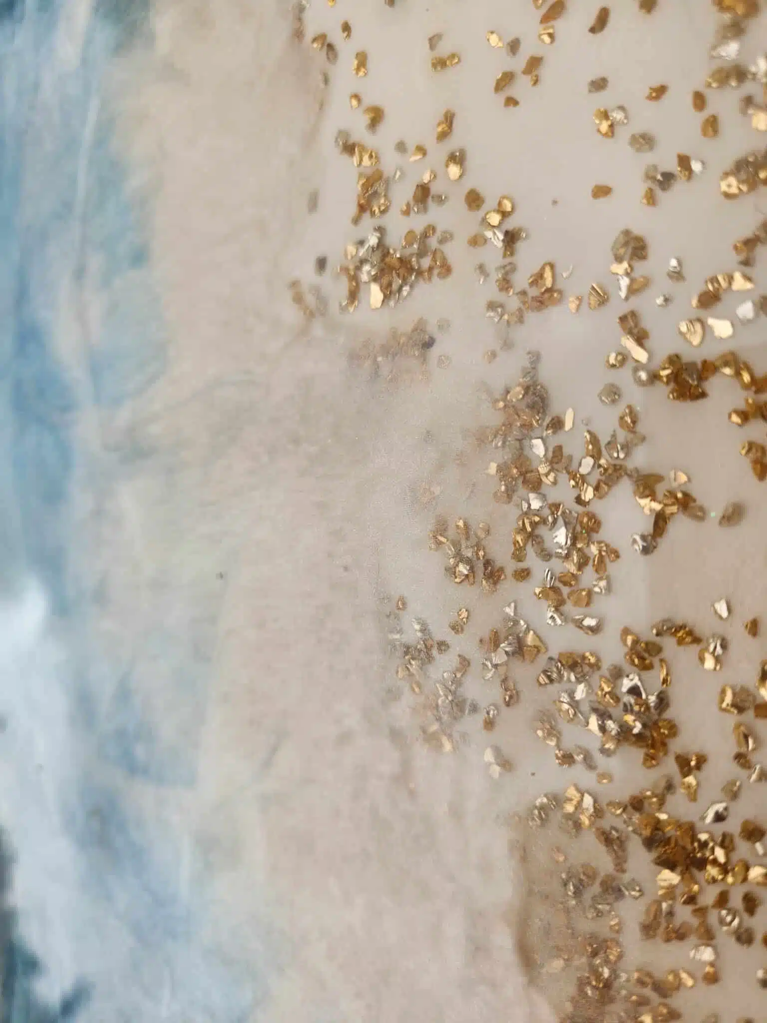 Seascape light blue round resin tray without coasters 4 20230511 165429 scaled