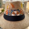 Beige beach hat