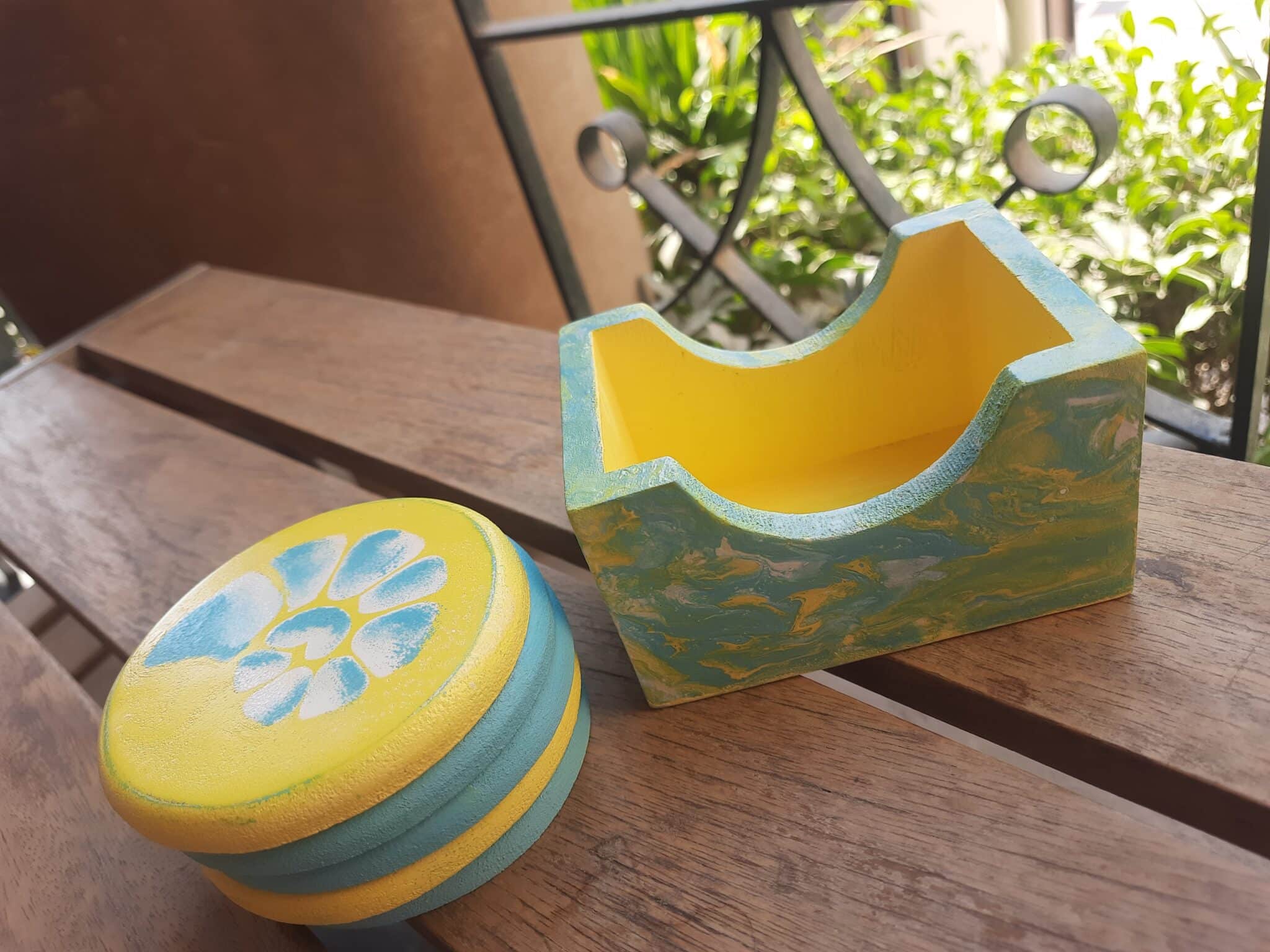 Beach vibes Coasters set 4 20230619 151415 scaled