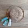 Raffia beige hat