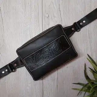 Natural leather bag