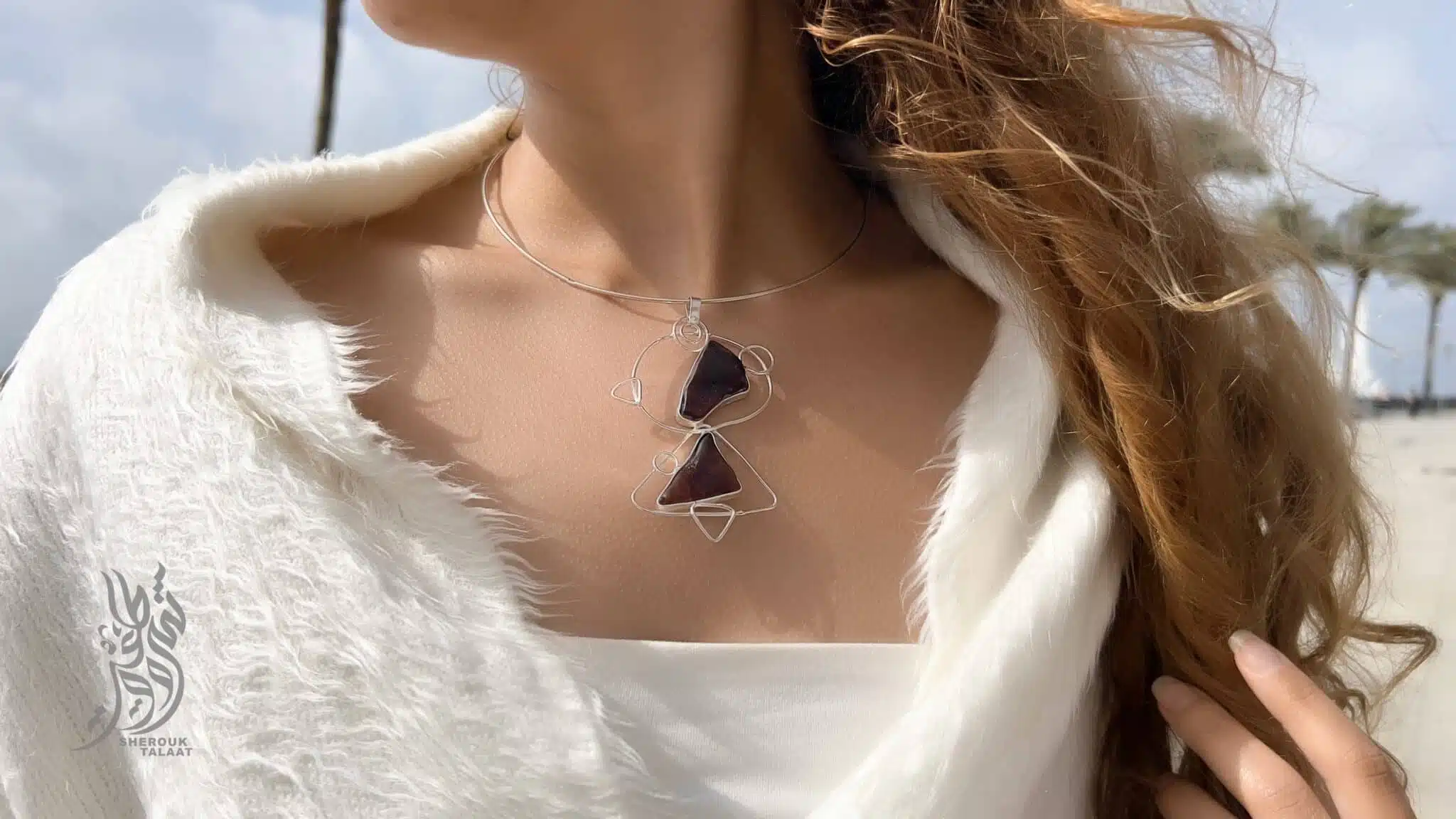 Handmade Sterling Silver sea glass Pendant (code 459) 5 2023 05 17 15 21 IMG 6779 scaled