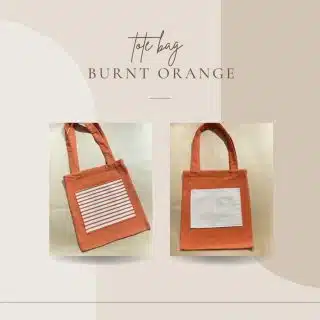 Burnt Orange tote bag