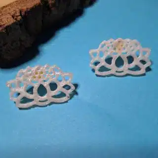 lotus earrings
