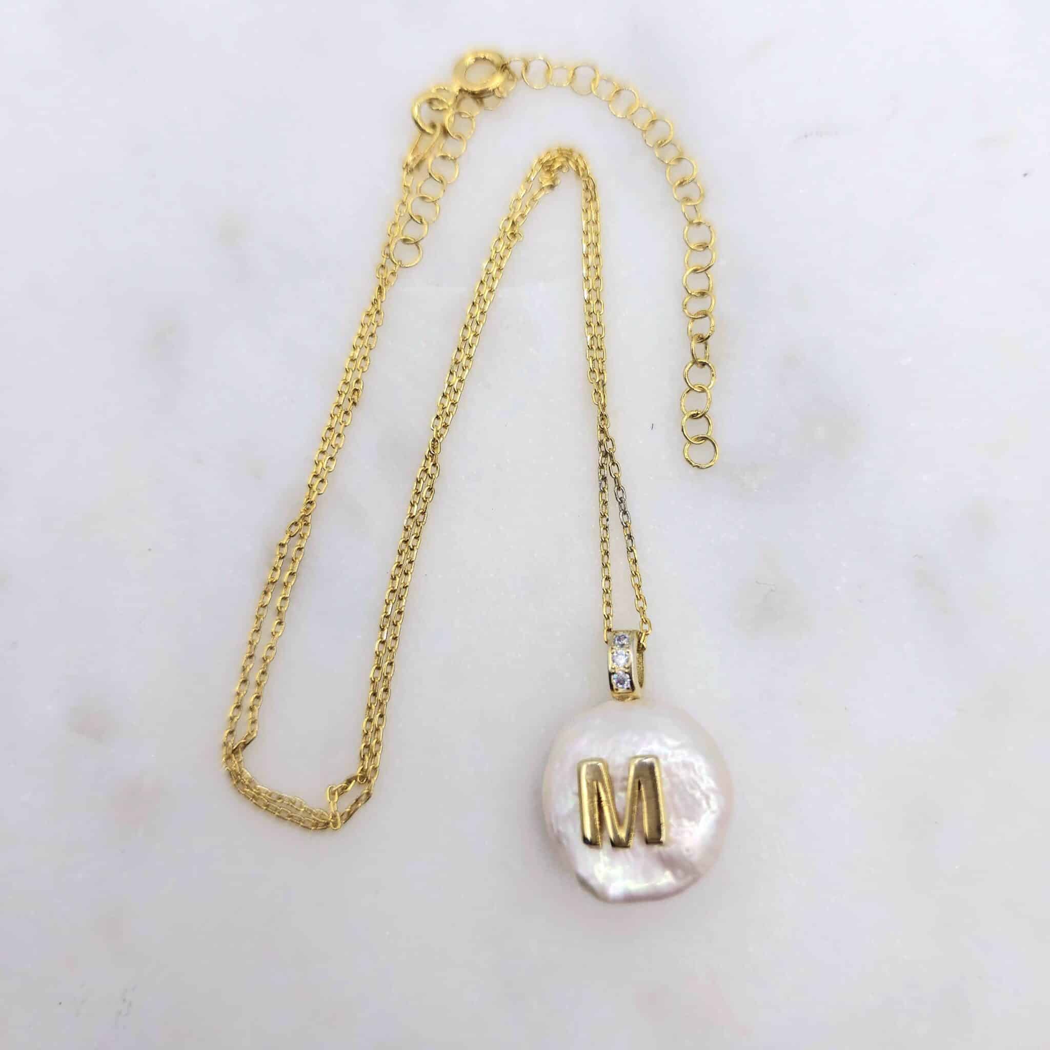 Letter pearl necklace 15 20240229 034735 scaled