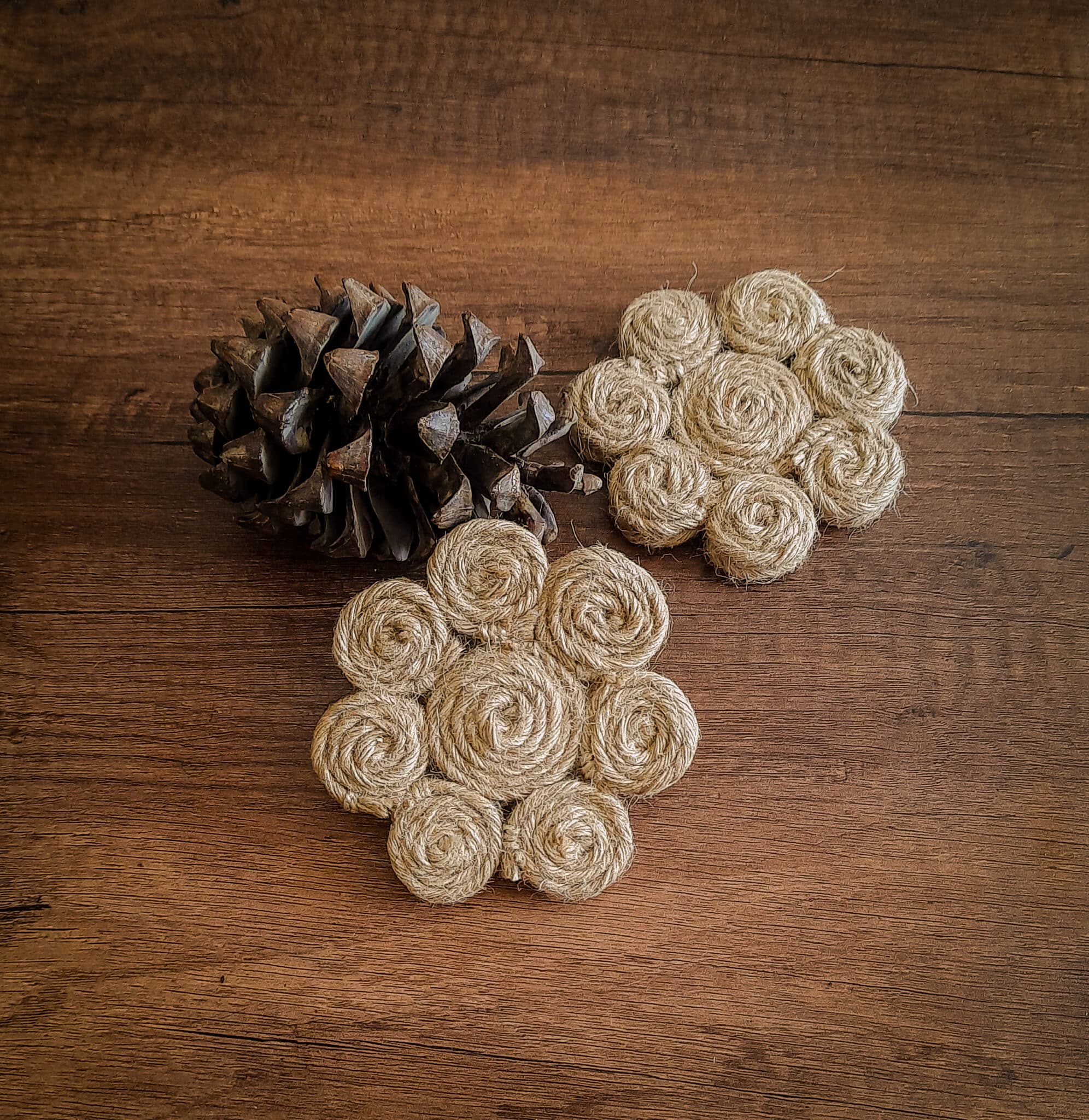 Handmade Jute Rustic Coaster 3 Jute Rustic Coaster