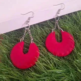 polymer clay earrings chandelier