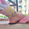 Yellow anklets