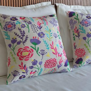New Flowers Cushion Cover