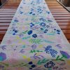 Bluish Flowers Runner