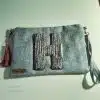 Personalised clutch with initial (Letter H,I,M,N,P,T)