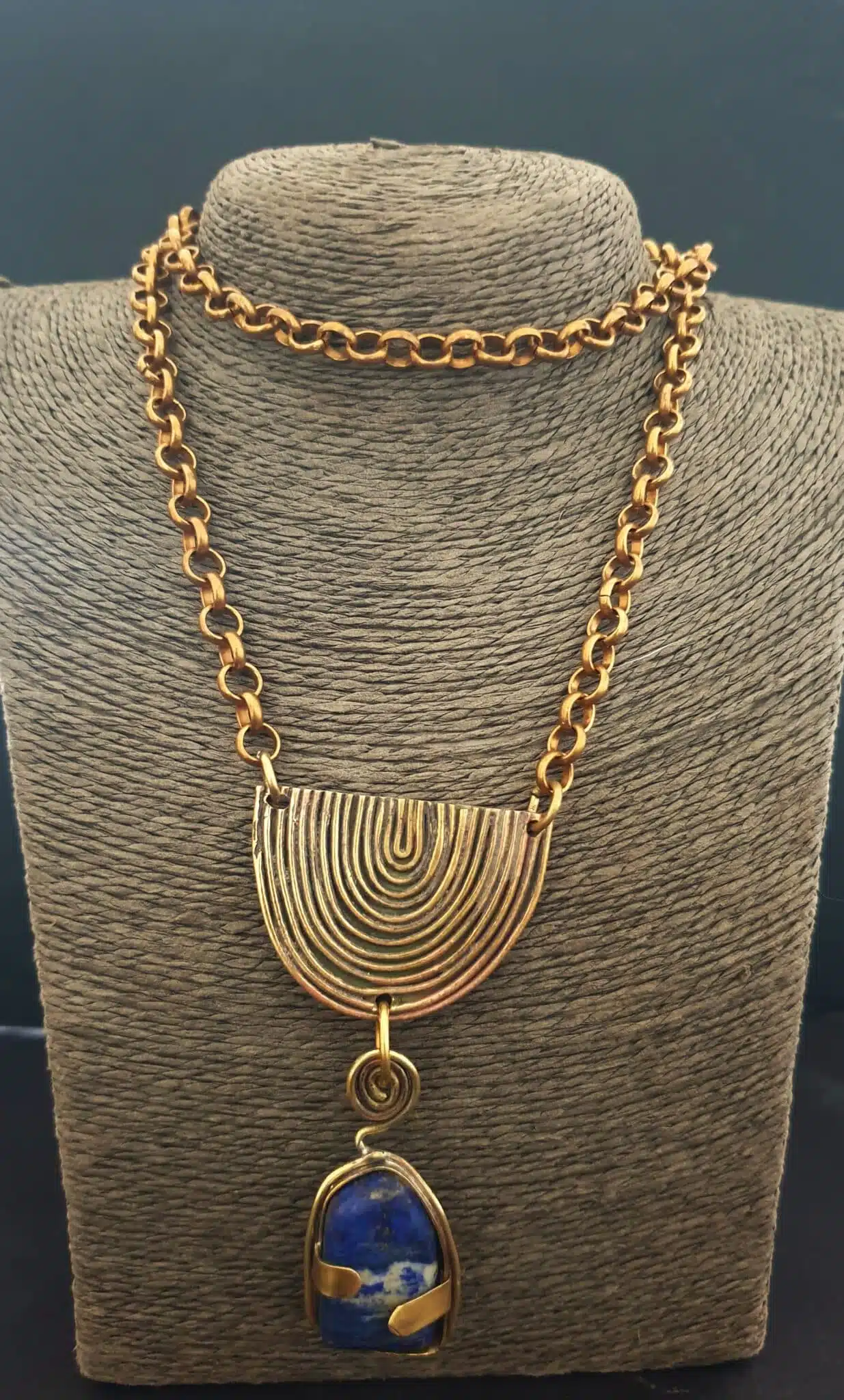 Big lapis necklace 1 Big lapis necklace