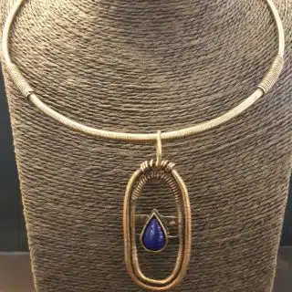 Wire wrapped necklace