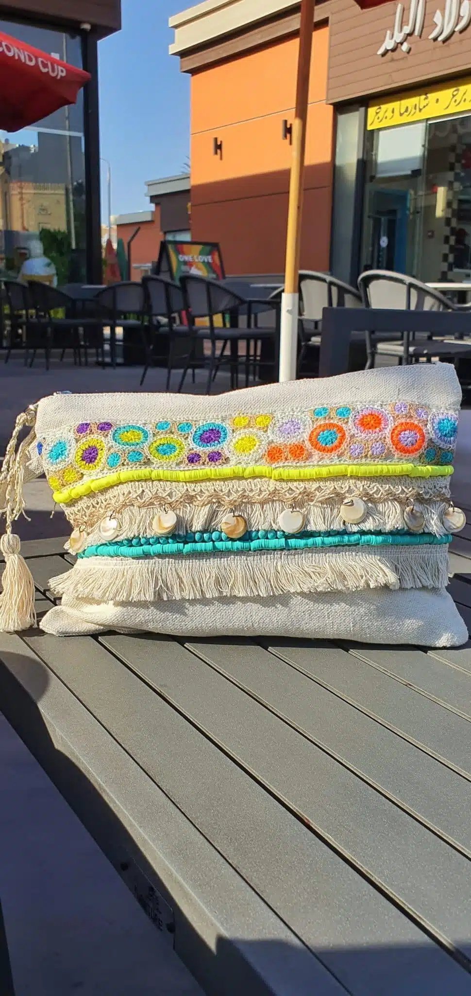 Zan Design Hand Clutch Aqua Stitch 2 20240716 172926 01 scaled