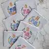 Roses Hand-embroidered Pouch