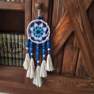 Dream catcher blue and of white