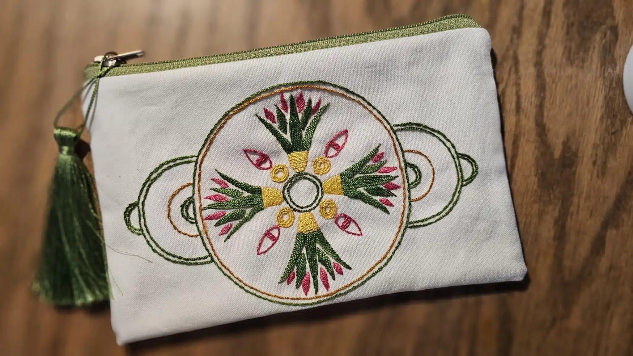 Lotus Hand-embroidered cotton pouch 5 20240908 103922 scaled