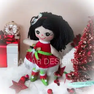 Christmas handmade doll