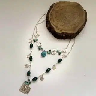 Nubian house layers necklaces