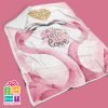flamingo blanket