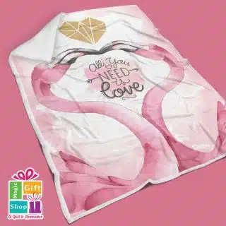 flamingo blanket
