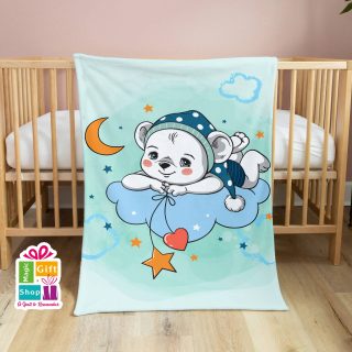 cut bear blue Blanket