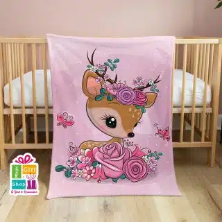 Cute Deer Blanket