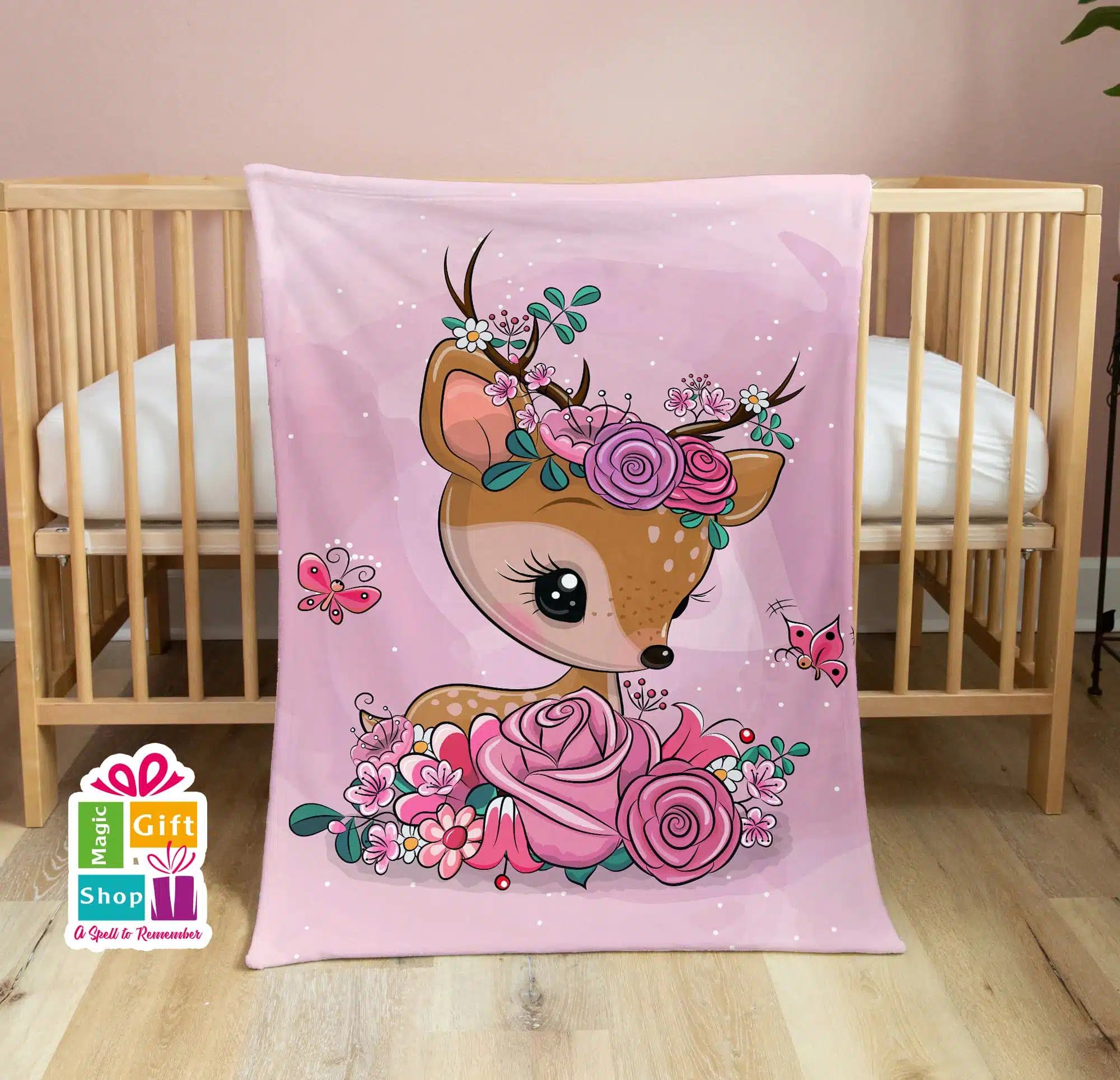 Cute Deer Blanket 1 Cute Deer Blanket