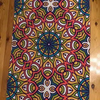 Killim colourful mandala