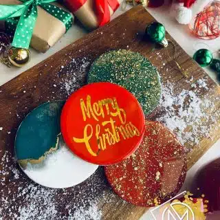 Christmas coasters
