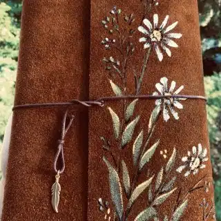 Leather Quraan cover