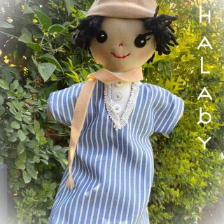 Egyptian folkloric handmade soft doll “Shalaby”